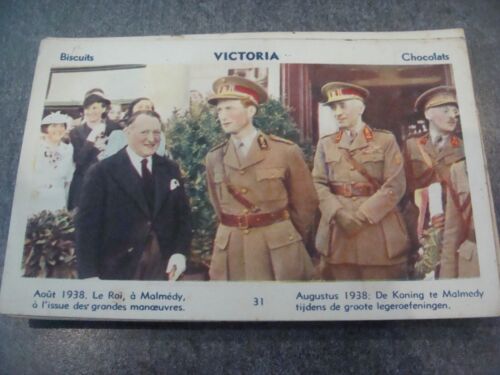 1938 CPA Le Roi à Malmedy Leopold III Grandes Manoeuvres - VICTORIA (E) Cookies - Picture 1 of 2