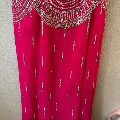 abito da ballo jasz couture by adagio bella rosa caldo brillante scintillante paillettes donna 10 - Foto 6 di 8