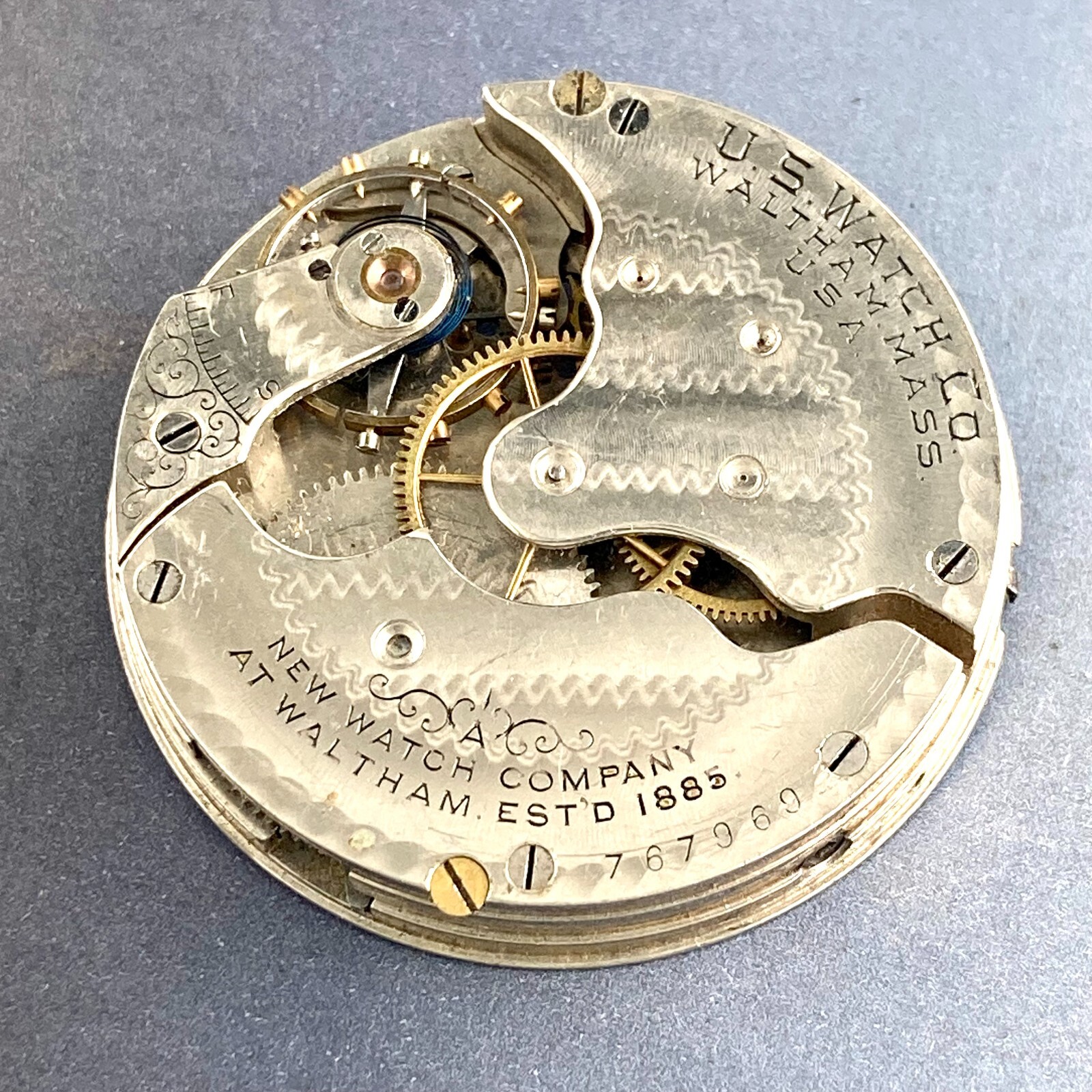 U.S. Watch Co. (Waltham, Mass) Grade 109 Pocket Watch image 1