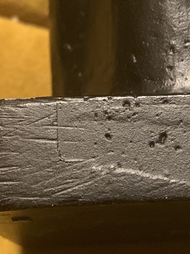 Madre e hijo/Madonna escultura de hierro fundido ennegrecido altura total aprox. 32 cm - Imagen 16 de 16