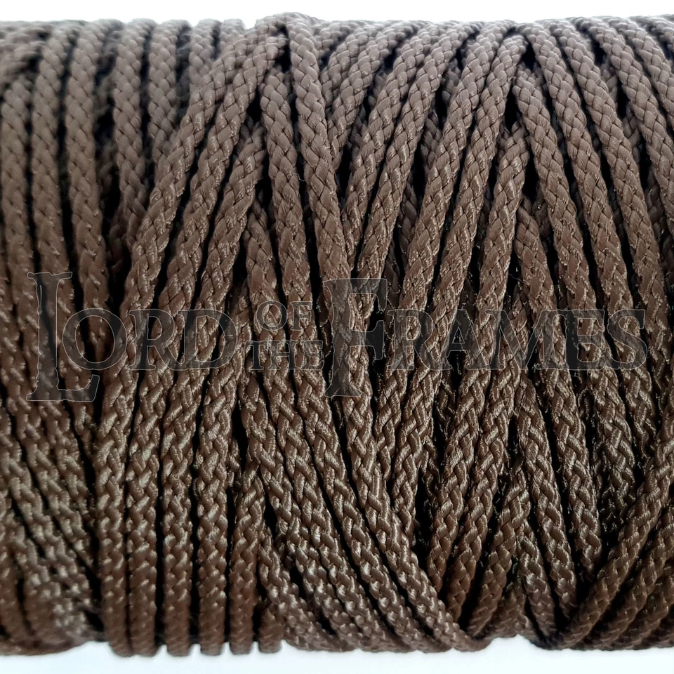 LORD OF THE FRAMES N.3 Cornice Cornice Portafoto Forte Polipropilene Marrone da Appendere 1m-20m Confezioni Max 46kg