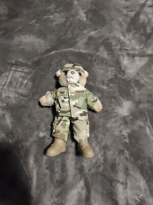 Vintage Bear Forces of America 12'' Tan US Air Force Teddy Bear Plush