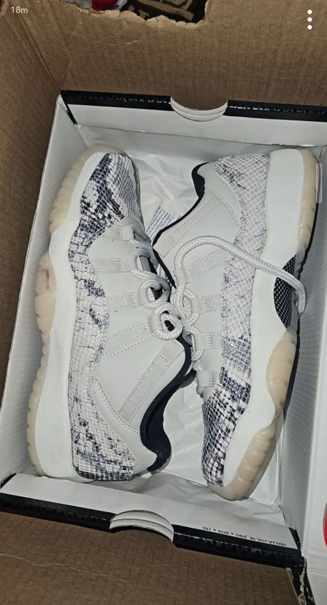 jordan 11 snakeskin size 12