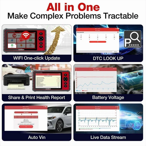 LAUNCH CRP909E CRP919E CRP919E Lite Profi KFZ OBD2 Diagnosegerät ALL SYSTEM - Bild 10 von 35