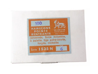 Ami AU LION D'OR - Ref. 1535 N - Size 6 - 100 pezzi - Made in France - FR999