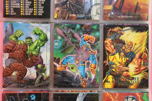 1992 Marvel Masterpiece Cards Full Base Set, 5 Prism, 1993 Full Set, 4 Spectra - Picture 3 of 19