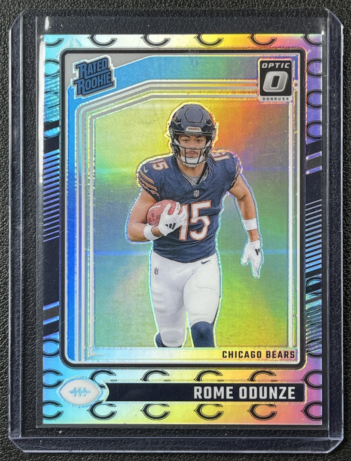 ROME ODUNZE 2024 PANINI DONRUSS OPTIC #286 TEAM LOGO RATED ROOKIE 1/32 BEARS