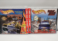 HOT WHEELS STUNT TRACK DRIVER  STUNT TRACK DRIVER 2 BUNDLE CD-ROM PC SEALED NEW