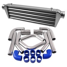 Universal Ladeluftkühler 27"x7"x2.5" + 2.5" Ladeluftkühler Rohrleitungssatz Set