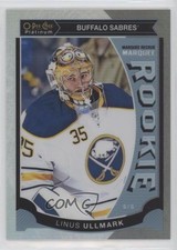 2015 O-Pee-Chee Platinum Marquee Rookies White Ice 64/199 Linus Ullmark #M13 7b5