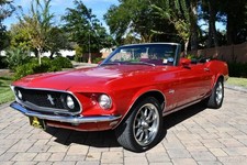 1969 Ford Mustang Convertible 351 Factory A/C Power Steering & Brakes
