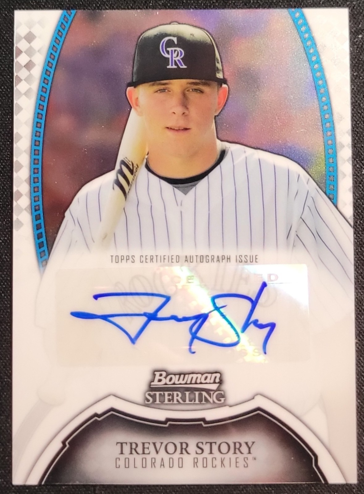 TREVOR STORY 2011 BOWMAN STERLING ROOKIE AUTO RC #BSP-TS BOSTON REDSOX SPRC