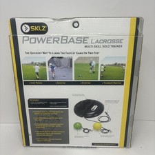 Skilz Powerbase LaCrosse Multi Skill Solo Trainer Passing Shooting Catch - NEW
