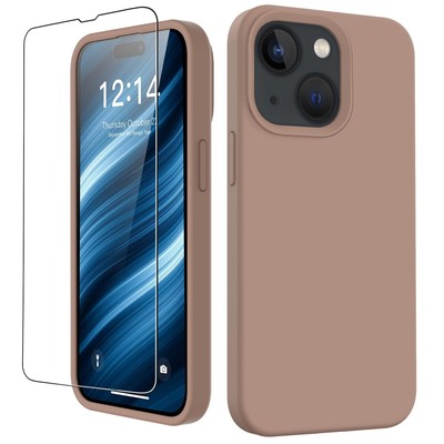 FUNMIKO Compatible with iPhone 15 Case with Screen Protector,Upgraded #4544