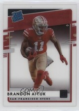 2020 Panini Chronicles Clearly Donruss Rated Rookie Brandon Aiyuk #RR-BA 14md