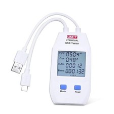 LCD USB Type C Digital Tester - Power Voltage Amps Meter Current UT658Dual