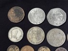 Vintage Mexico & Colombia Coin Lot Rainbow Toned 1944 Mexico 20 Centavos — photo 7