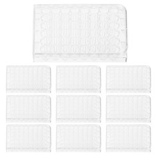 48 Well Tissue Culture Plate with Lid Flat Bottom 10Pcs