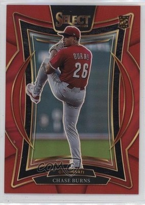 2025 Panini Select Concourse Red Prizm 96/149 Chase Burns #94 16wc