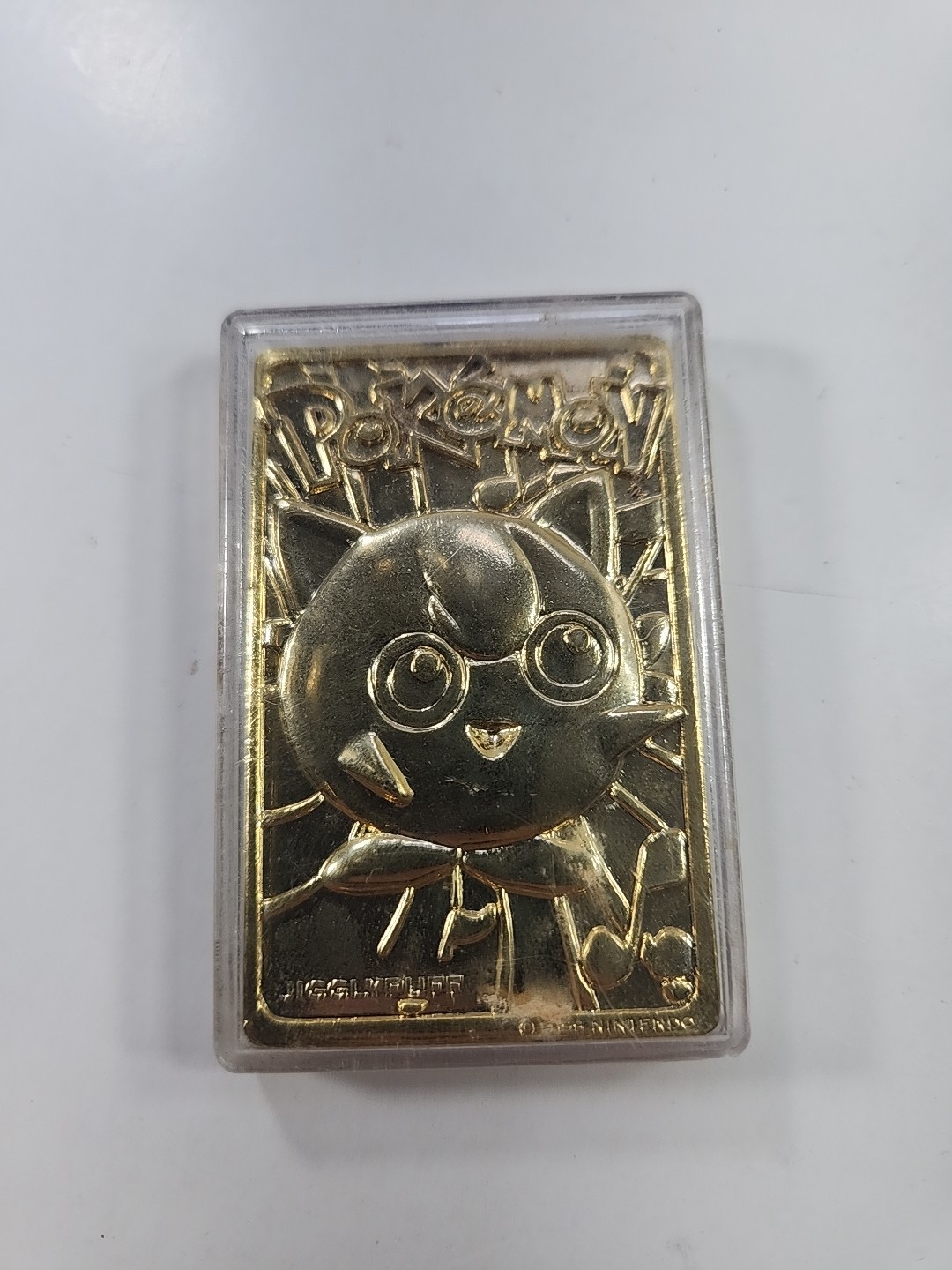 VINTAGE Burger King Pokemon#39 Jigglypuff 23k Gold Plated card 1999…