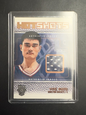 Fleer 2002-03 Hot Shots Yao Ming Rookie Jersey Memorabilia #C 031/150