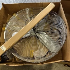 Airmaster Fan 71526 Standard Duty Industrial Fan, Pedestal Mount, 30 In Blade