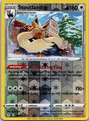 Stoutland 135/203 Evolving Skies Reverse Holo Rare
