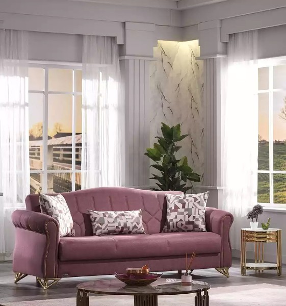 Sofa Polstersofa Loungesofa Sofagarnitur Stoffsofa SitzmöBel 3-Sitzer-image