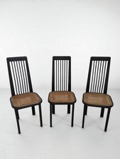 Set di tre sedie – Legno, Paglia di Vienna (Vimini)