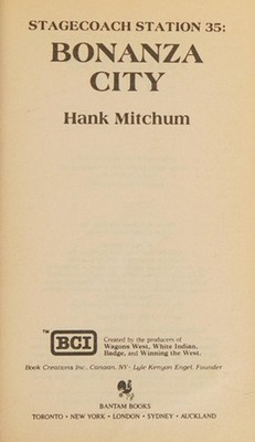 Stagecoach Mass Market Paperbound Hank Mitchum