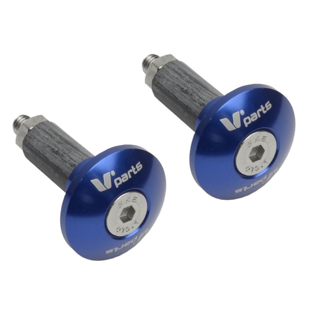 Counterweights Of Handlebar V Parts Aluminium Ø12-18mm Blue for Moto Spare Parts