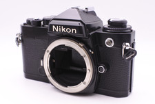 NEAR MINT Nikon FE SLR 35mm Film Camera Black Body Only Works Japan 467