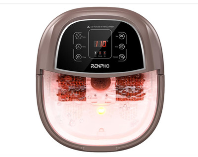 RENPHO Fußmassagegerät mit Hydromassage, Heizfunktion und Sprudelfunktion