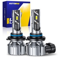 9005 HB3 LED Headlight Combo Bulbs 6500K High&Low Beam Super Bright White X