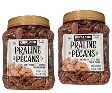 2-PACK Kirkland Signature Praline Pecans 2.5 Lb each pack, Total 5 Lbs