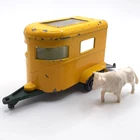 Lesney Matchbox Superfast Pony Horse Trailer W/Cow No.43 Yellow 1968 England