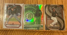 Ryan Waldschmidt card lot, 2025 select premium, 2026 bowman base, under radar