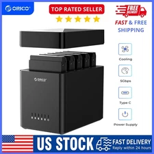 ORICO USB3.0/Type C 5/2 Bay Hard Drive Enclosure 3.5" SATA HDD Docking Station