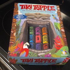 Gamewright Tiki Topple Board Game Mensa Select Award Complete 10+