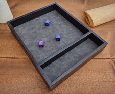 New Handmade Wooden Dice Tray and Storage (Eb...