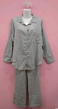 Victoria Secret Modal Cotton Medium Heather Grey Long Pajama Set Size Small
