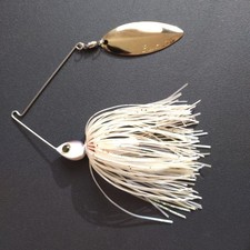 LuckyCraft RV-S120 Spinnerbait White 12g Used Bass Fishing Lure