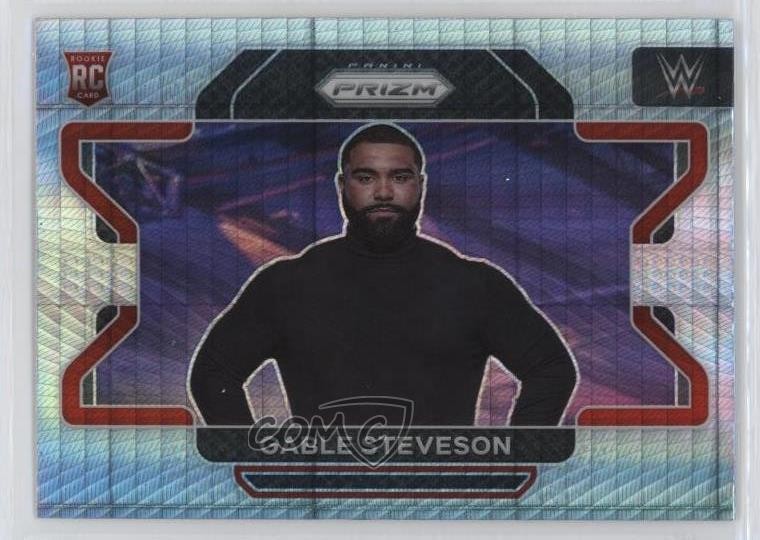 2022 Panini Prizm WWE Hyper Prizm Gable Steveson #23 0b3