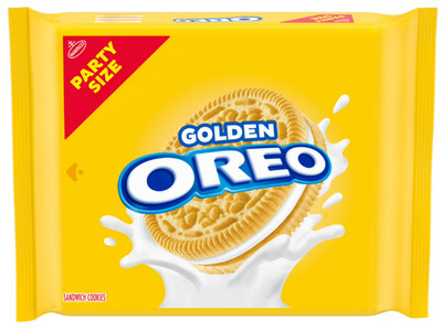 OREO Golden Sandwich Cookies, Party Size, 24.16 oz