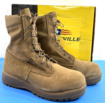 NIB 15 WIDE MENS BELLEVILLE C390 HOT WEATHER OCP ACU COYOTE MILITARY BOOTS