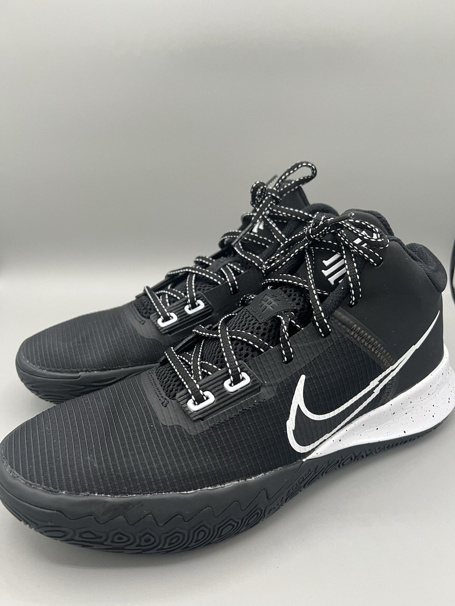 Nike Kyrie Flytrap IV 4 Black White Metallic Silver Mens CT1972