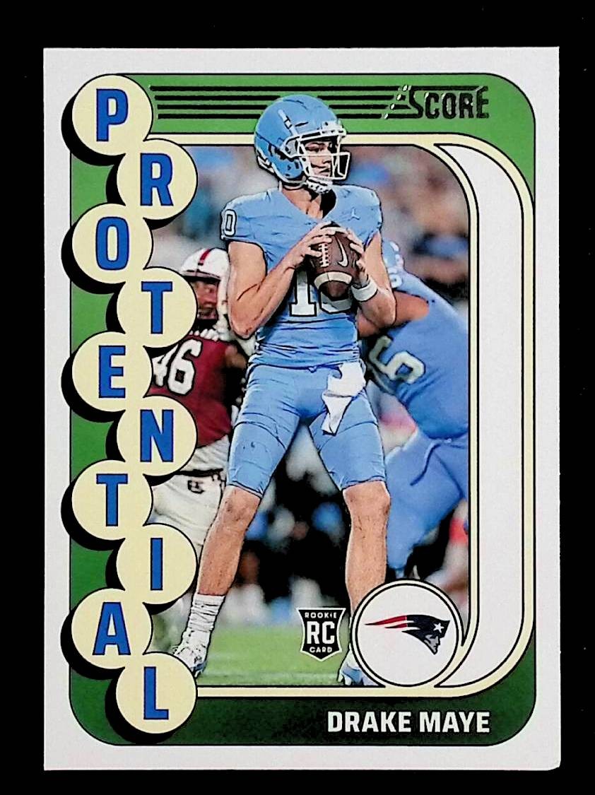 Drake Maye 2024 Score Protential #2 New England Patriots