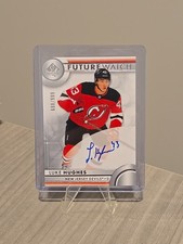 2023-24 Sp Authentic - Autographed Future Watch Luke Hughes #101 /999 (AU, RC)