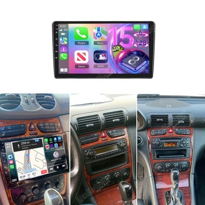 6+128G Für Mercedes CLK-klasse W209 2002-2006 Autoradio Carplay Android 15.0 BT