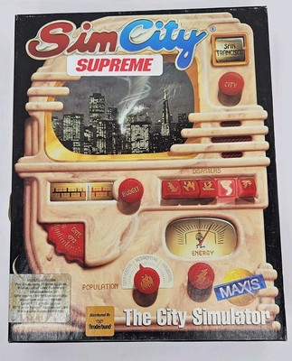 SimCity Supreme Mac Macintosh Floppy Disk The Cities Simulator